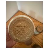 Collection of 7 Studio Pottery Cups and Jars, Signed Ceramic Pieces