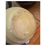 Set of 4 Vintage Stoneware Mixing Bowls Including McCoy and Handcrafted Designs