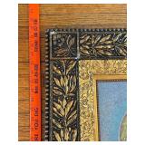 Framed Portrait Painting of Hazel de Medici with Ornate Gilt Frame