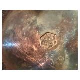 Decorative Lot: Oneida Stoneware Pitcher, Silver-Plated Goblet, and Conch Shell