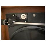 Vintage Dual 1219 Turntable with Dust Cover and Wood Base