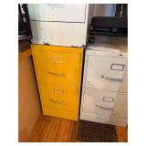 Set of 3 Metal Filing Cabinets