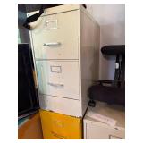 Set of 3 Metal Filing Cabinets