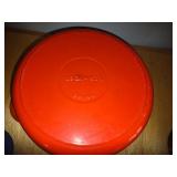 Le Creuset Orange Cast Iron Dutch Oven and Mini Cocotte Set