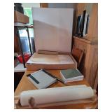 Paper Cutting and Notepad Office Supply Collection with Cutter and Paper Rolls