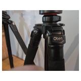 Manfrotto and Oben Aluminum Camera Tripods