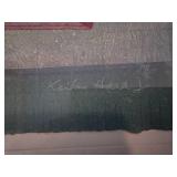 Framed Abstract Artwork Signed by Kake Hana