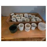 Lot of Assorted Coffee Cups and Mugs