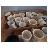 Lot of Assorted Coffee Cups and Mugs