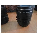 Camera Lens Set: Tokina 12-24mm, Nikon AF-S 35mm f/1.8G, Kenko Extension Tubes