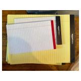 Large Office Supplies Lot with Tape, Pens, Sticky Notes, and Legal Pads