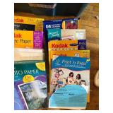Lot of Copy Paper, Photo Paper, and Printing Paper Assortment