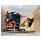 Collection of Epson Photo and Matte Printer Paper Packs