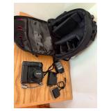 Nikon Camera with Laowa Lens, Vello BG-N21 Grip, Case, and Accessories