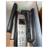 Collection of Remote Controls and Battery Chargers with Charging Docks