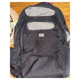 Senior Moment Survival Hat with Accessories and Black Backpack