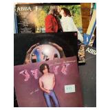 Large Collection of Vintage Vinyl Records Assorted Artists