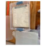 Collection of Clear 9-Pocket Card Binder Sleeves