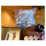 Lot of Assorted Tealight Candles, Wax Melts, Small Candles, and Note Cards