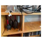 Large Mixed Lot of Computer Accessories, Speakers, Cables, and Stands