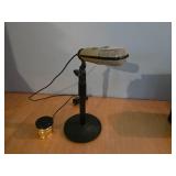 Lot of 2 Microphone Accessories with Table Stand and Control Module