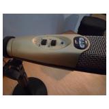 Lot of 2 Microphone Accessories with Table Stand and Control Module