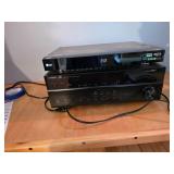Lot of Yamaha RX-V671 AV Receiver and LG Blu-Ray Disc Player with 250GB HDD