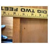 Wooden Glass-Front Cabinet with Adjustable Shelves