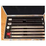 Precision Aluminum Angle Measuring Tool Set in Metal Case