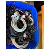 Lot of VGA, DVI Cables and Power Cords Assortment