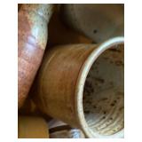 Handmade Studio Pottery Tea Set and Mugs Collection Signed