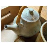 Handmade Studio Pottery Tea Set and Mugs Collection Signed