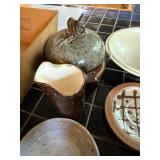 Collection of Handcrafted Studio Pottery Bowls, Jugs, and Vessels