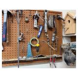 Collection of Hand Tools and Hitachi Coil Nailer