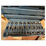 Forstner Drill Bit Set with Blue Storage Case