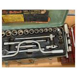 Buffalo 25 Piece 1/2 Inch Drive Socket Wrench Set with Case