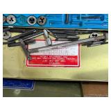 Assorted Tap and Die Set with Multiple Pieces in Metal Storage Boxes