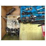 Assorted Tap and Die Set with Multiple Pieces in Metal Storage Boxes