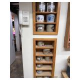 Collection of Country Crock and Spreadable Butter Tubs with Assorted Nails and Hardware