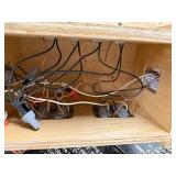 Custom Wood Power Outlet Box with Switches and USB Adapter