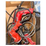 Lot of 3 Milwaukee Electric Drills with Cords