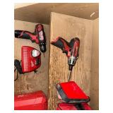 Milwaukee M12 Cordless Drill and Driver Set with Charger and Work Light