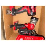 Milwaukee M18 Cordless Drill, Impact Driver, Flashlight, Chargers, and Bag Set