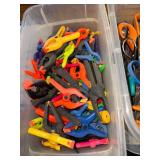 Collection of Hand Tools: Scissors, Utility Knives, Clamps and Miscellaneous Supplies