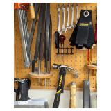 Comprehensive Hand Tool Collection with Clamps, Pliers, Hammers, and More