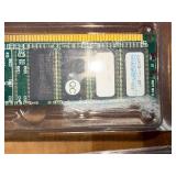 Lot of 1 PCI Graphics Card and 3 Desktop RAM Sticks
