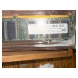 Lot of 1 PCI Graphics Card and 3 Desktop RAM Sticks