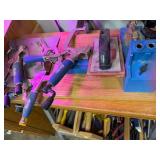 Large Hand Tool and Hardware Collection with Wooden Totes