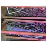 Large Hand Tool and Hardware Collection with Wooden Totes