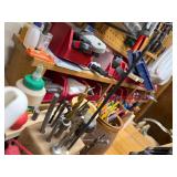 Workshop Hand Tools and Hardware Lot with Organizers and Accessories